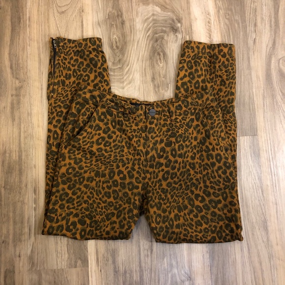 Sanctuary x Anthropology Leopard Print Jogger - Picture 2 of 8